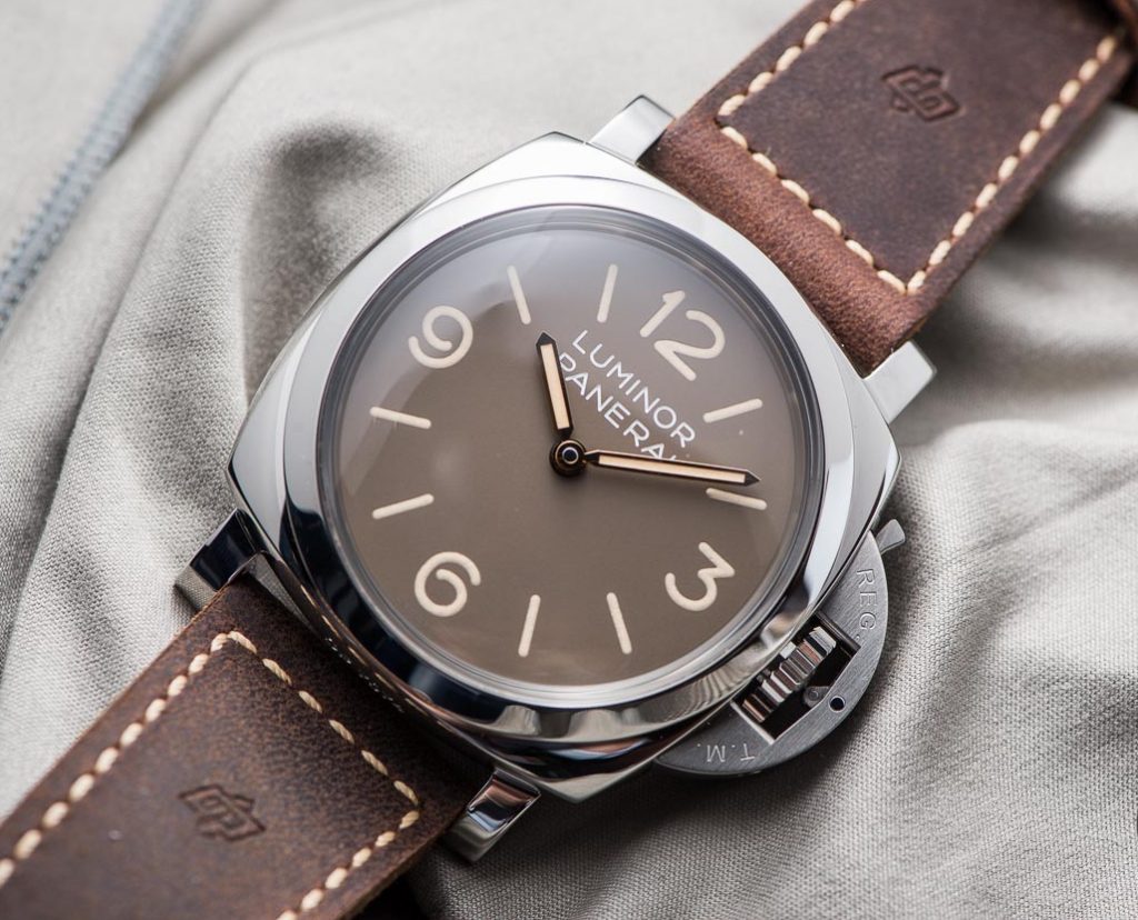 Panerai-luminor-1950-fake-brown-dials