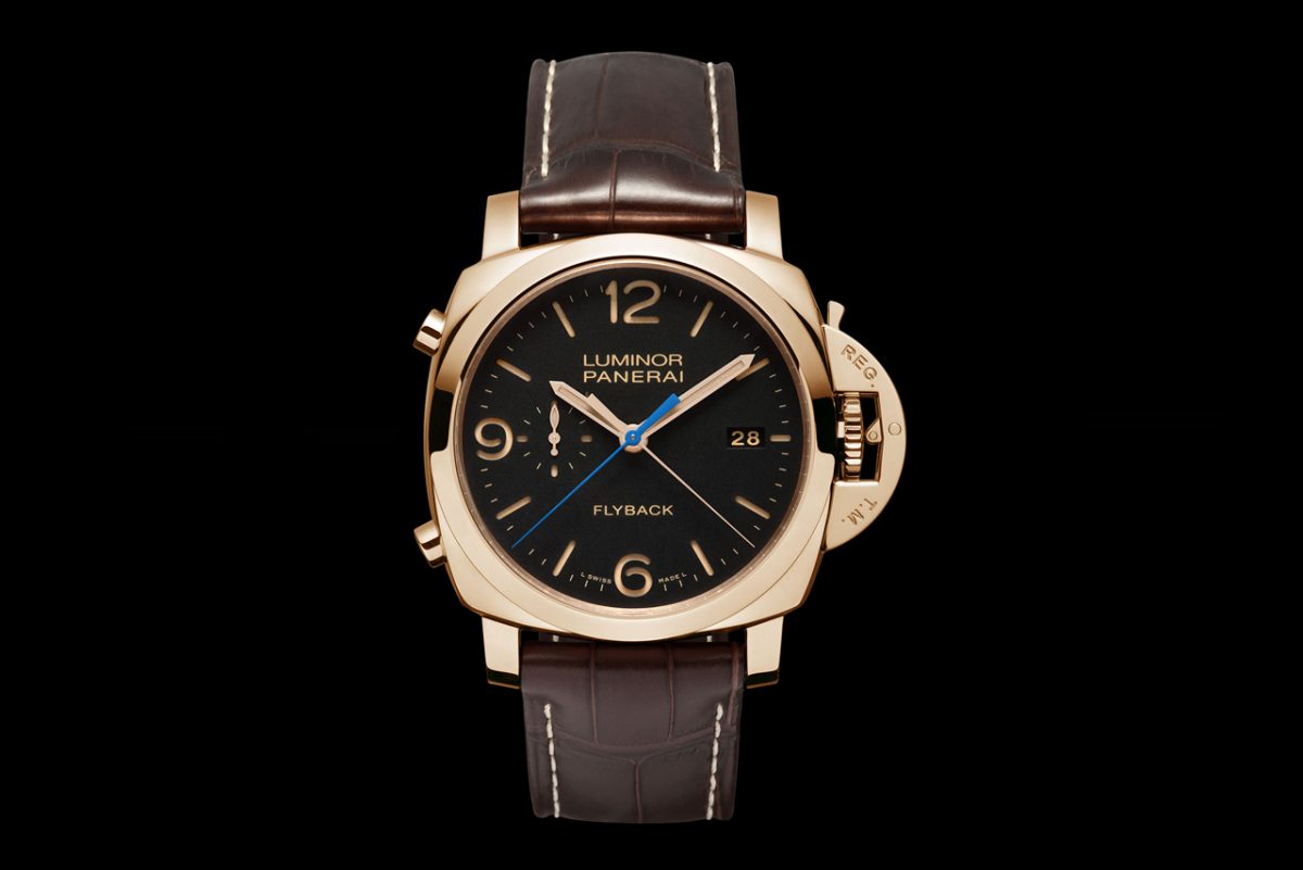 Panerai Luminor 1950 Fake Watches UK With Polished 18K Red-Gold Cases