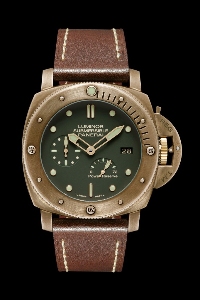 panerai-luminor-1950-fake-dark-green-dials