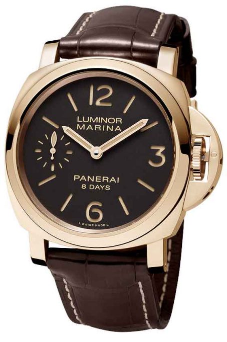 All Brown Panerai Luminor Replica Watches UK Of Good Quality