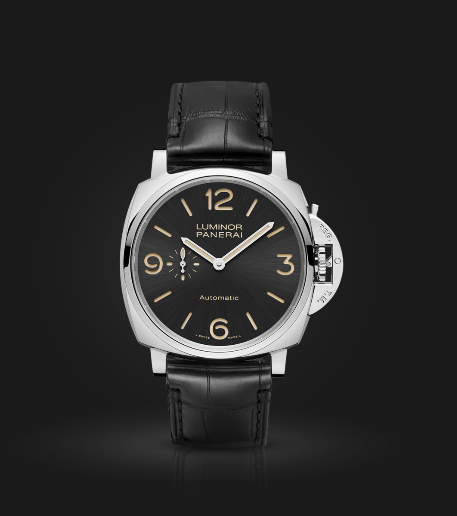 Panerai Luminor Due PAM00674 Replica Watches UK With Black Dials At Low Price