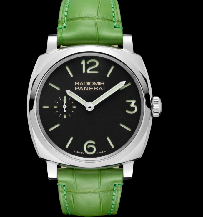 Panerai-Radiomir-1940-Green-Leather-Straps-Copy