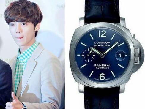 Two Modern Replica Panerai Watches With Arabic Numerals Appreciated By LU HAN