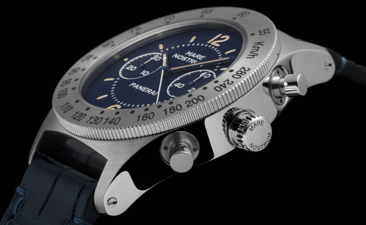 UK Blue Crocodile Straps Panerai Radiomir Mare Nostrum Acciaio Replica Watches Reappearing 1963 Classical Works