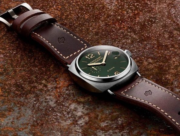 Green Dials Panerai Radiomir 8 Days PAM00735 Replica Watches UK With Titanium Cases For Good Recommendation