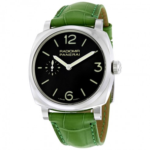 Green Leather Straps For Panerai Radiomir 1940 PAM00574 Replica Decent Watches UK