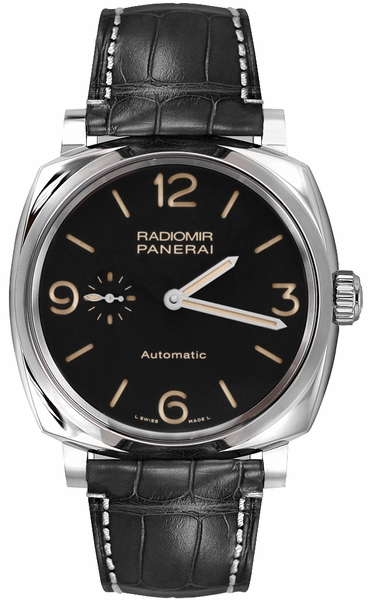 Panerai Radiomir 1940 Knockoff Watches UK With Black Leather Straps For Hot Sale