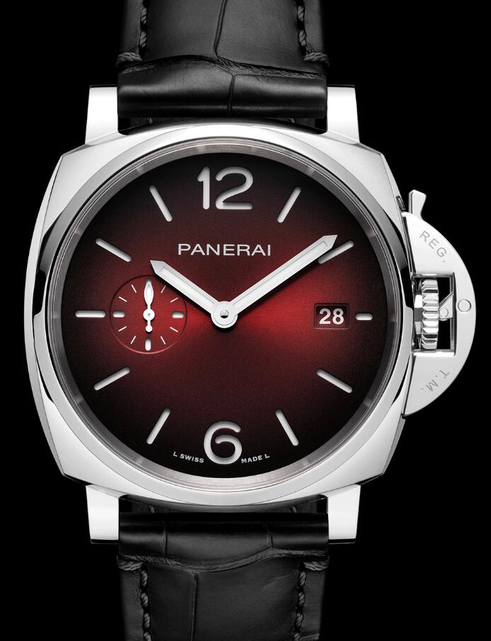 Top Wholesale Panerai’s Luminor Due 42MM Fake Watches UK Gets A New Burgundy Dial