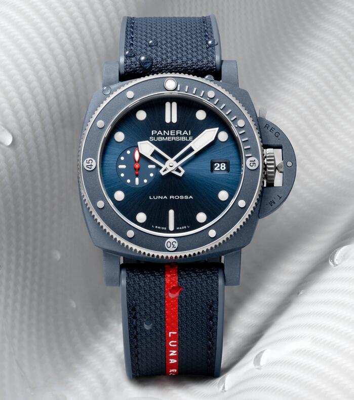 New Release: Best Quality UK Fake Panerai Submersible QuarantaQuattro Luna Rossa Ti-Ceramitech PAM01466 And PAM01543 Watches